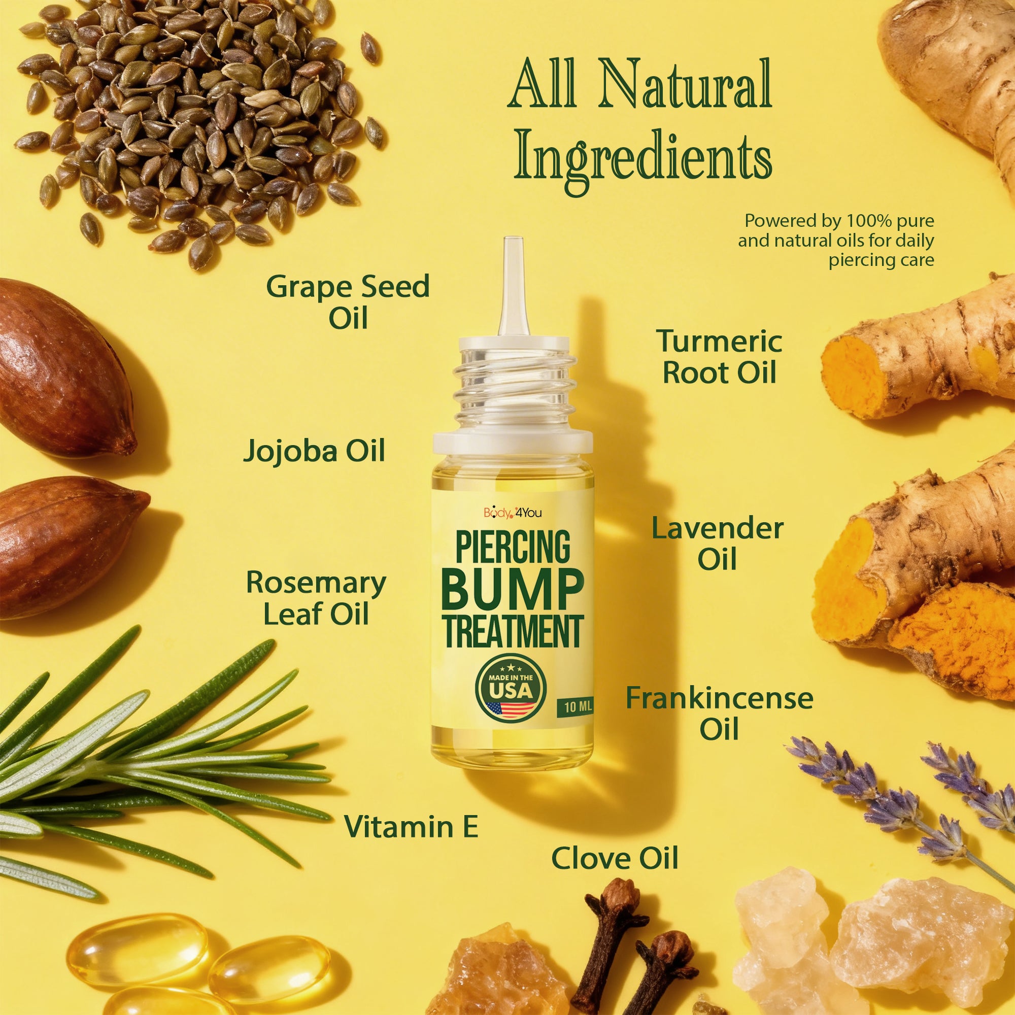 Piercing Bump Care Oil - 0.33 Fl Oz