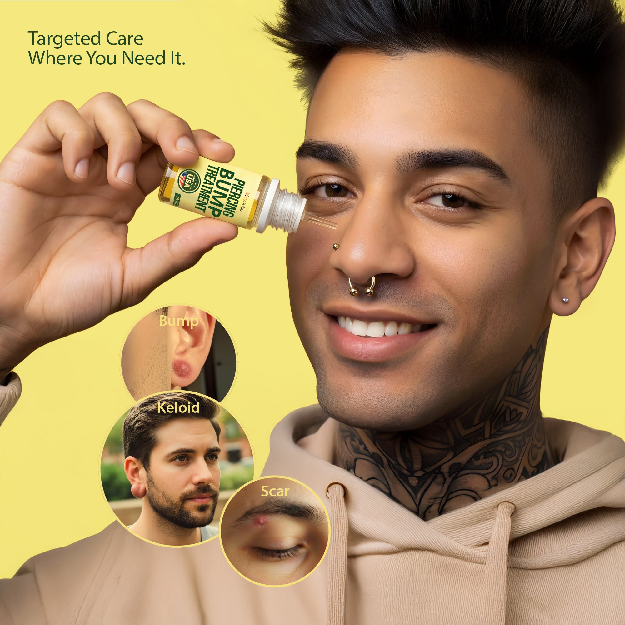 Piercing Bump Care Oil - 0.33 Fl Oz