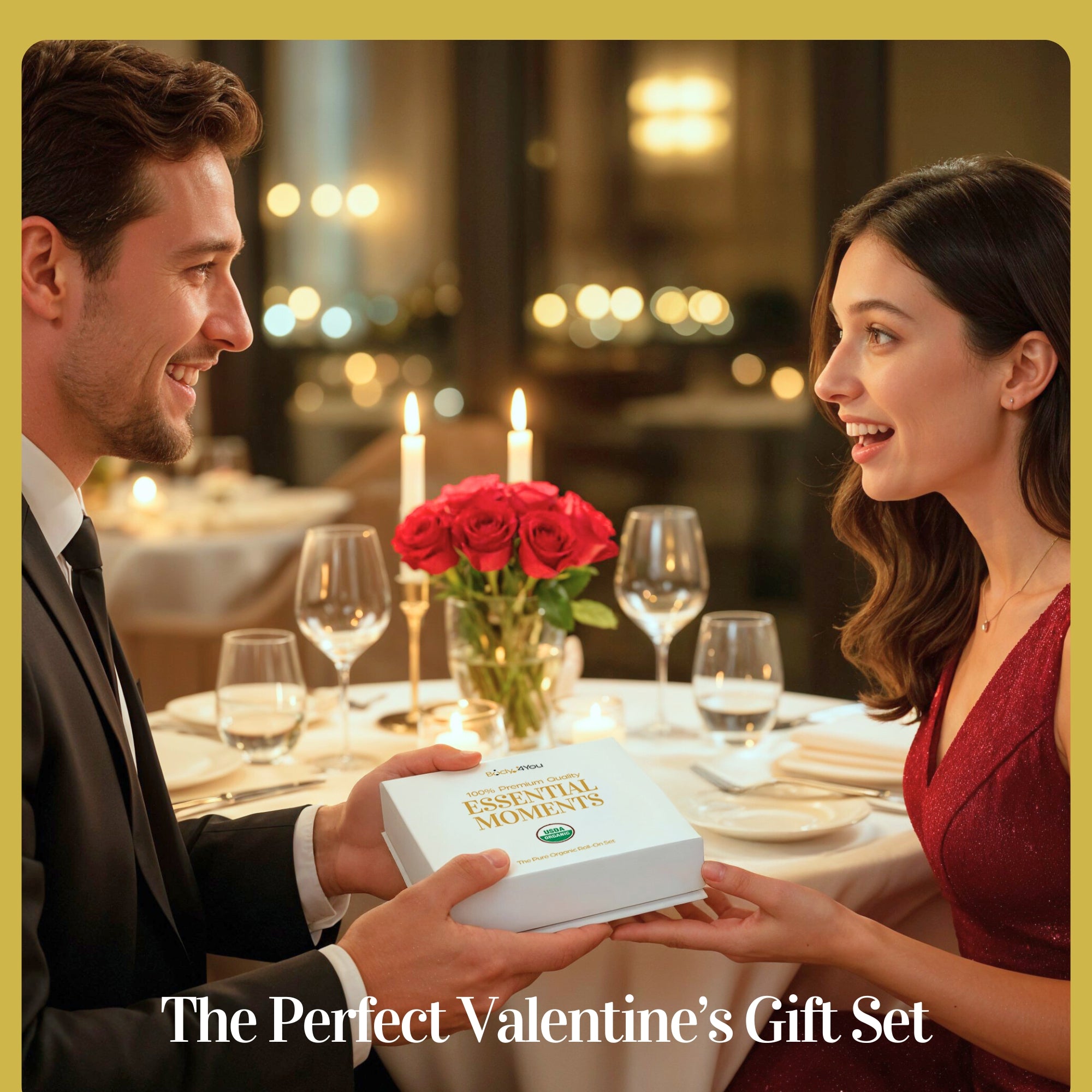 3PC Essential Oils Gift Set - Pure 100% USDA Organic