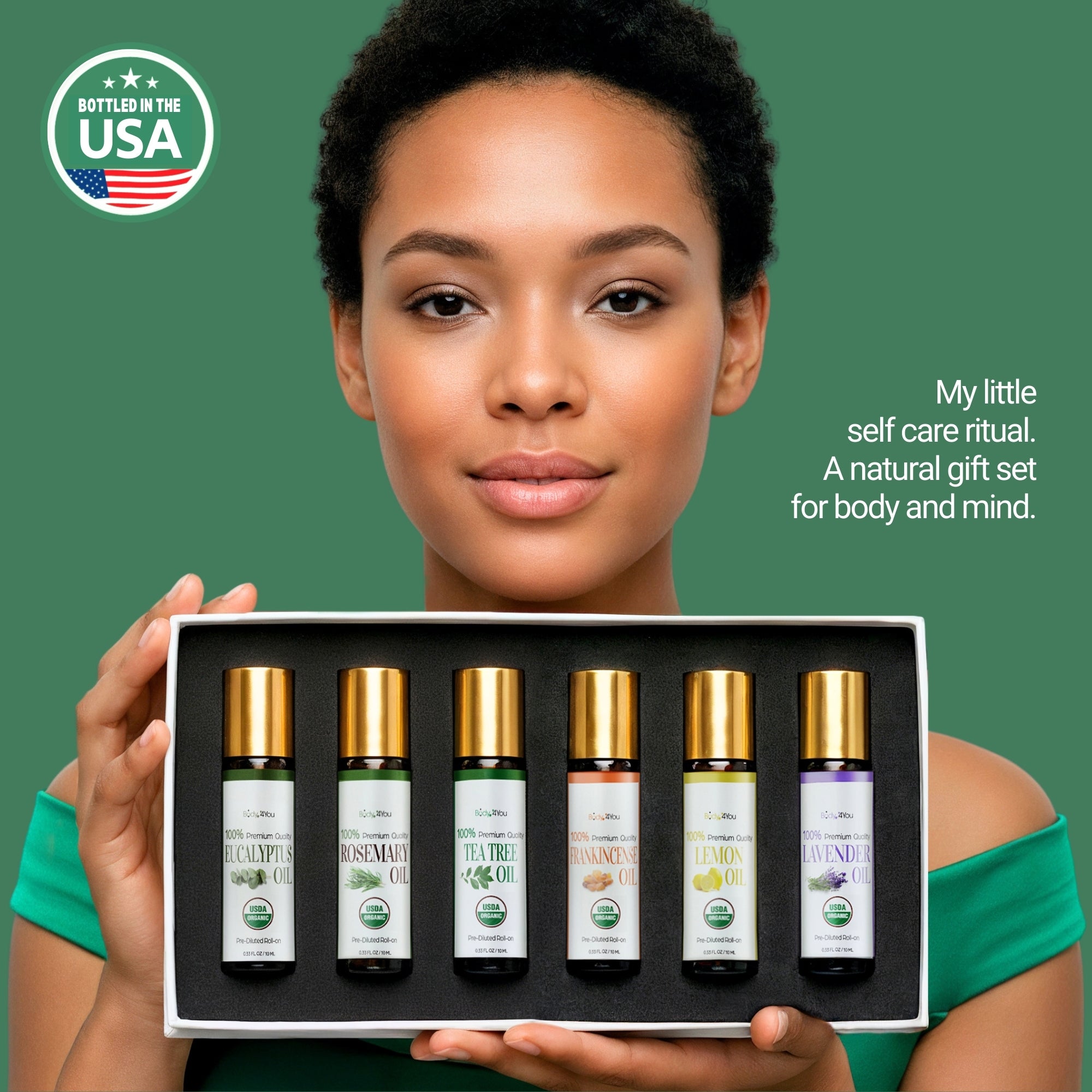 6PC Essential Oils Gift Set - Pure 100% USDA Organic (Copy)