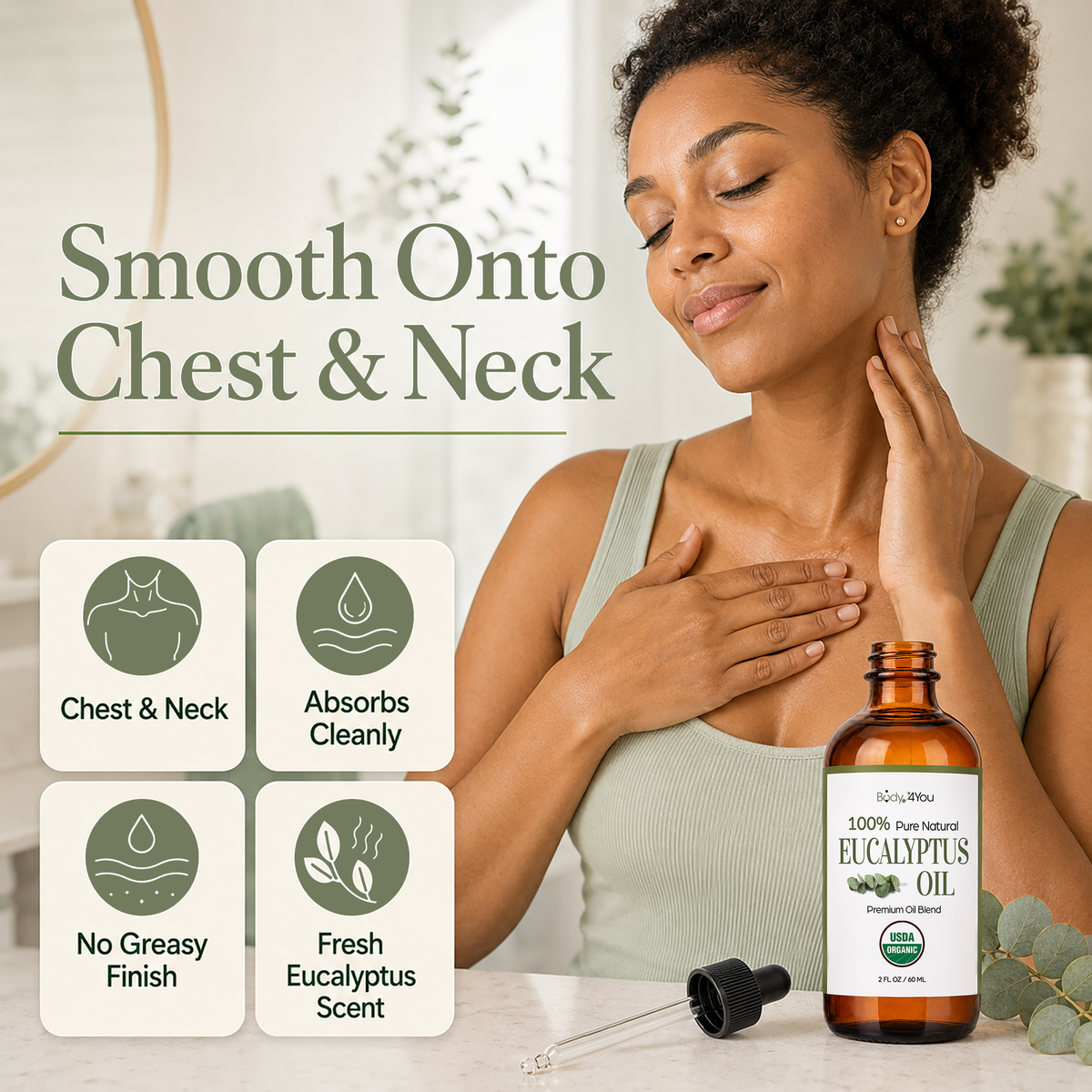BodyJ4You Eucalyptus Oil Pre-Diluted with MCT 2 Fl Oz product image 3
