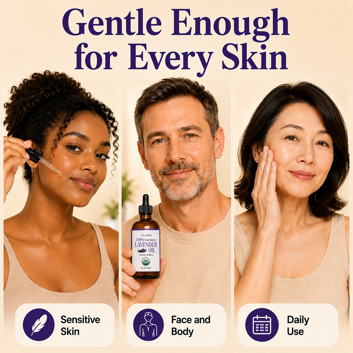 BodyJ4You Lavender Oil Pre-Diluted with MCT 4 Fl Oz product image 5