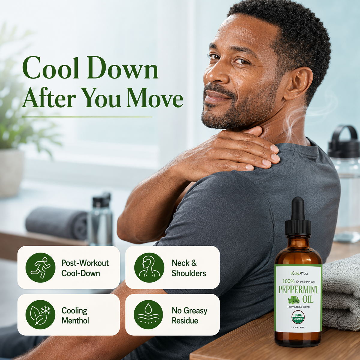 BodyJ4You Peppermint Oil Pre-Diluted with MCT 2 Fl Oz product image 4