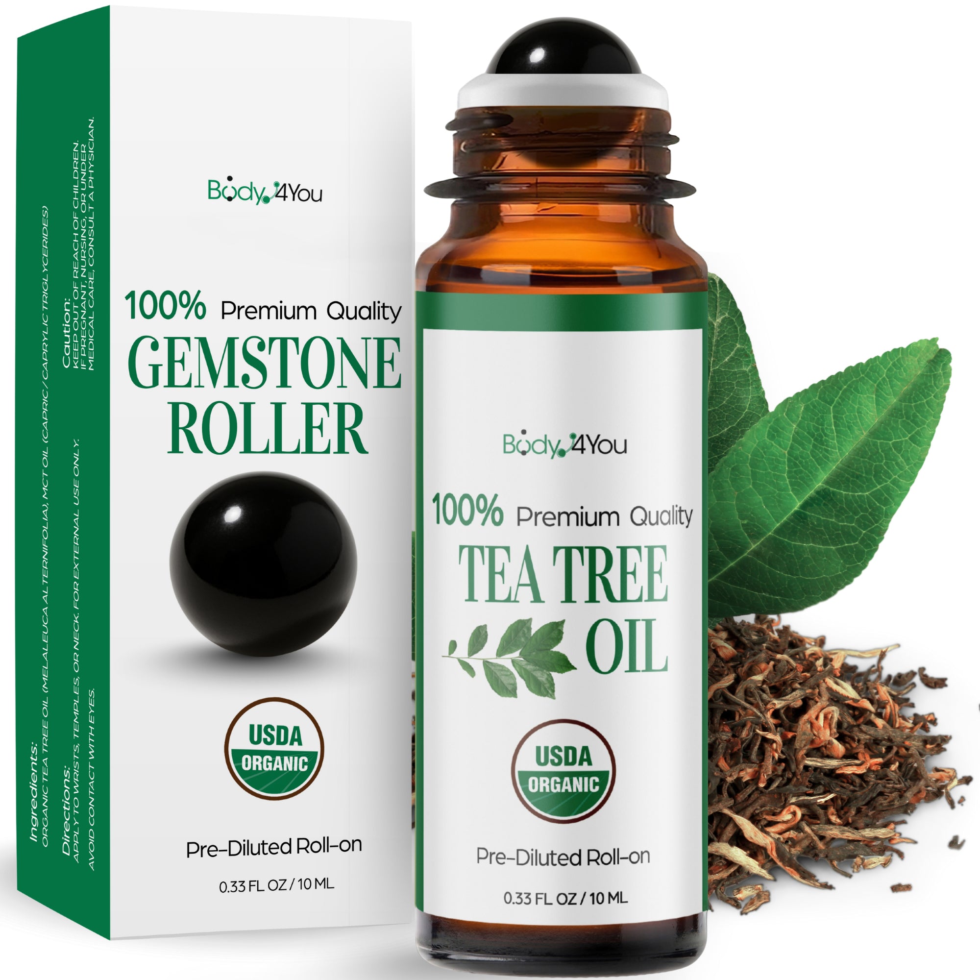 Essential Oil Roll On - Pure 100% USDA Organic