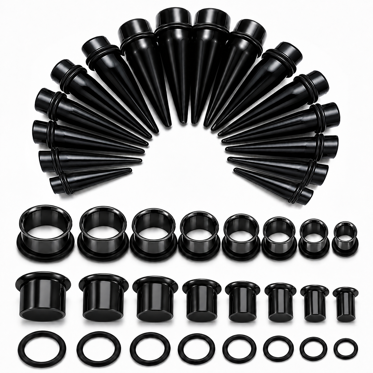 36PC Ear Stretching Kit (00G-25 mm) image 2