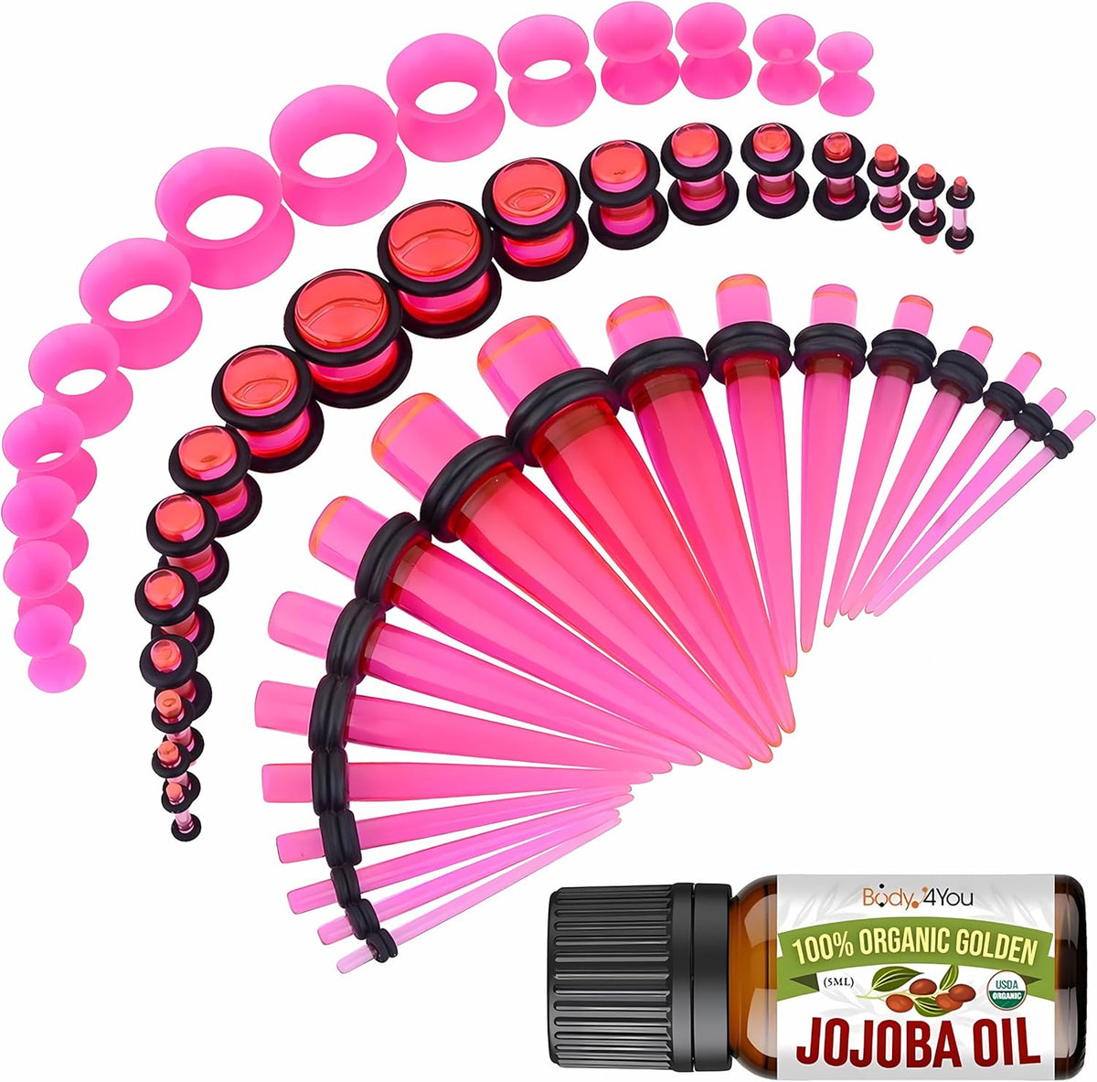 54PC Ear Stretching Kit (14G-12 mm) + Jojoba Oil GK0529.MAIN.jpg