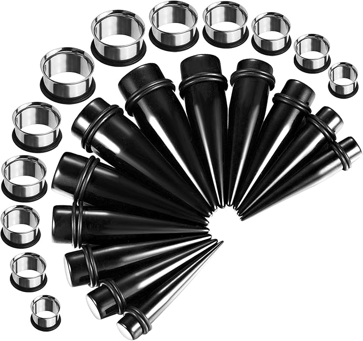 24PC Ear Stretching Kit (00G-20 mm) image 1