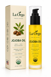 La Orgo organic jojoba oil 4 oz with carton