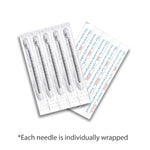 10PC Piercing Needles Hollow Surgical Steel 10G 12G 13G 14G 16G 18G 20G Ear Nose Belly - BodyJ4you