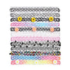 12PC Choker Necklace Set Colorful Flowers Stretch Elastic - BodyJ4you