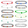 12PC Choker Necklace Set Colorful Flowers Stretch Elastic - BodyJ4you