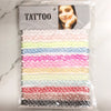 12PC Choker Necklace Set Henna Tattoo Stretch Elastic Jewelry - BodyJ4you