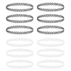 12PC Choker Necklace Set Henna Tattoo Stretch Elastic Jewelry - BodyJ4you