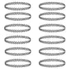 12PC Choker Necklace Set Henna Tattoo Stretch Elastic Jewelry - BodyJ4you