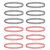 12PC Choker Necklace Set Henna Tattoo Stretch Elastic Jewelry - BodyJ4you