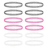 12PC Choker Necklace Set Henna Tattoo Stretch Elastic Jewelry - BodyJ4you