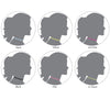 12PC Choker Necklace Set Henna Tattoo Stretch Elastic Jewelry - BodyJ4you