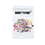 15-100PC Belly Button Rings Banana Barbells 14G Steel Flexible Bar Mix Color Body Jewelry - BodyJ4you