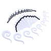 54PC Gauges Kit Ear Stretching 14G-00G Acrylic Hanger Tapers Plugs Body Piercing Set