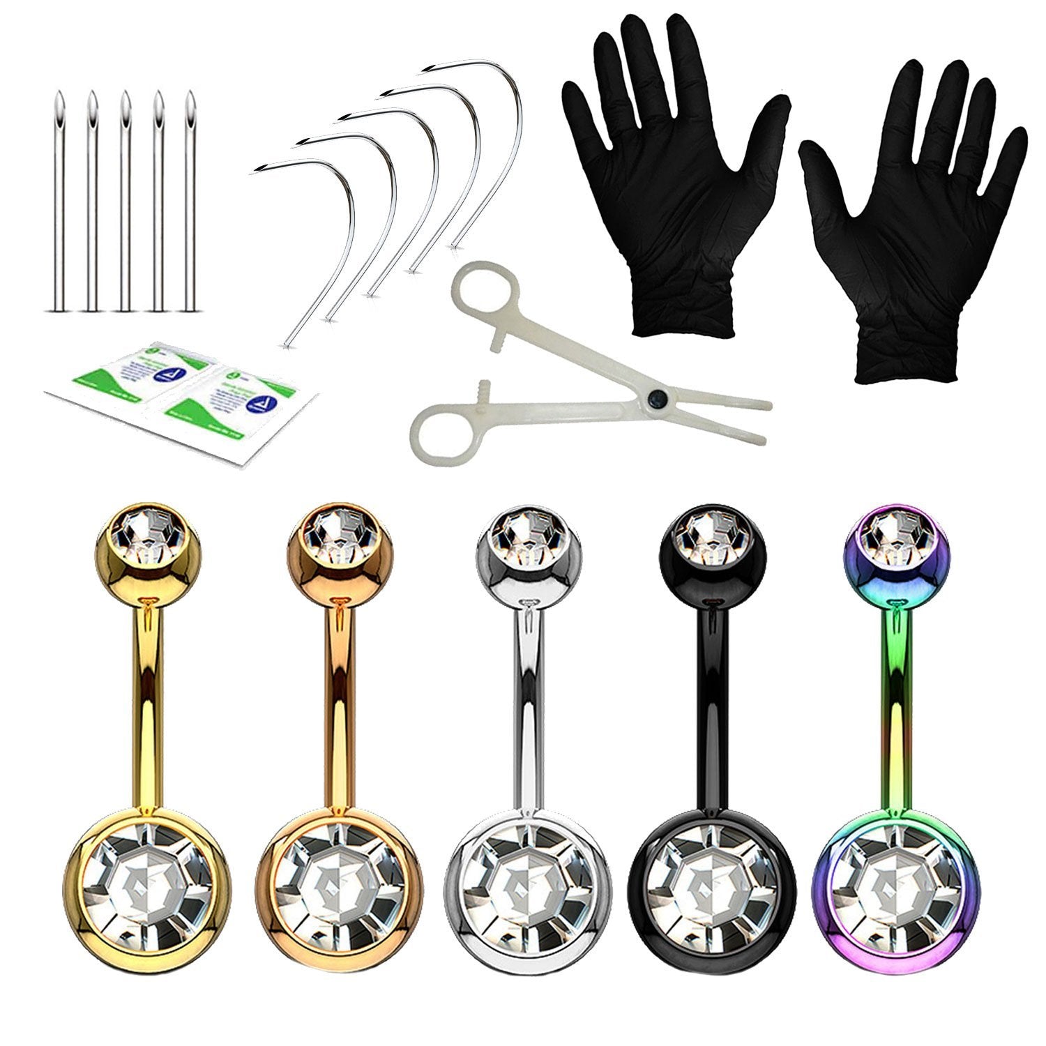 Belly button piercing kit walmart online