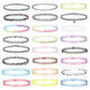 24PC Choker Necklace Set Colorful Mix Stretch Elastic Jewelry - BodyJ4you