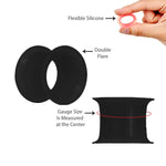 28PC Big Gauges Kit Ear Stretching 00G-22mm Acrylic Taper Silicone Plug Tunnels Piercing - BodyJ4you
