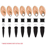 28PC Big Gauges Kit Ear Stretching 00G-22mm Acrylic Taper Silicone Plug Tunnels Piercing - BodyJ4you