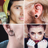 29PC Gauges Kit Ear Stretching Aftercare Balm 12G-0G Surgical Steel Tunnel Plugs Tapers - BodyJ4you