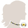 BodyJ4You 2PC Tattoo Choker Necklace Set - 90s Accessories Women Teen Girls Kids - Daisy Flower Boho Glass Beads - Summer Style Gift Idea