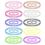 30PC Choker Necklace Bracelet Ring Set Multicolor Stretch Elastic Jewelry Girls Kids Gift - BodyJ4you