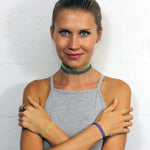 30PC Choker Necklace Bracelet Ring Set Multicolor Stretch Elastic Jewelry Girls Kids Gift - BodyJ4you