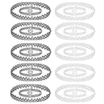 30PC Choker Necklace Bracelet Ring Set Multicolor Stretch Elastic Jewelry Girls Kids Gift - BodyJ4you