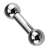 Straight Barbell Stainless Steel 00G-18G Nipple Ear Lobe Genital Body Piercing Jewelry