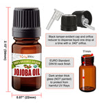 Jojoba Oil Piercing Aftercare Solution | Gauges Ear Lobe Nose Lip Nipple Navel Belly | USDA 100% Organic Natural Pure Unrefined Treatment Skin Lotion