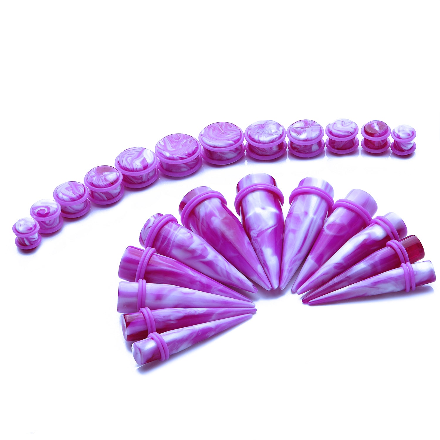 24PC Ear Stretching Kit (00G-20 mm)