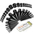 37PC Ear Stretching Kit 14G-00G - Complete Starter Set With Tapers, Plugs & Aftercare Balm