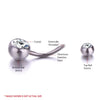 BodyJ4You 10PC Belly Button Ring Double Multicolor CZ Stainless Steel 14G Navel Body Piercing Jewelry - BodyJ4you