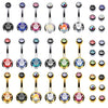 BodyJ4You 18PC Belly Button Rings 14G Surgical Steel CZ Girl Women Navel 18 Replacement Balls Pack - BodyJ4you