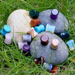 BodyJ4You 18PC Stone Ear Plugs 00G (10mm) Double Flare Saddle Stretching Gauges Expander - BodyJ4you