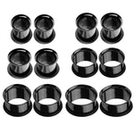 BodyJ4You 18PC Tunnel Kit Ear Plugs Stretching Set 14G-00G Stainless Steel Single Flare Expanders - BodyJ4you