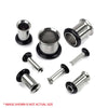 BodyJ4You 28PC Gauges Kit Ear Stretching 12G-0G Surgical Steel Tunnel Plugs Tapers Piecing Set - BodyJ4you