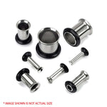 BodyJ4You 28PC Gauges Kit Ear Stretching 12G-0G Surgical Steel Tunnel Plugs Tapers Piecing Set - BodyJ4you