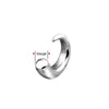 BodyJ4You 2PC Glass Ear Tapers Hanger Plugs 2G-14mm Lava Red Teardrop Twist Gauges Piercing - BodyJ4you