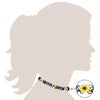 BodyJ4You 2PC Tattoo Choker Necklace Set - 90s Accessories Women Teen Girls Kids - Rainbow Daisy Flower Boho Glass Beads - Summer Style Gift Idea - BodyJ4you