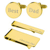 BodyJ4You 4PC Cufflinks Tie Bar Money Clip Button Shirt Father Day Love Best Dad Gift Box Set - BodyJ4you