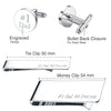 BodyJ4You 4PC Cufflinks Tie Bar Money Clip Button Shirt Father Day Love Best Dad Gift Box Set - BodyJ4you