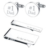 BodyJ4You 4PC Cufflinks Tie Bar Money Clip Button Shirt Father Day Love Best Dad Gift Box Set - BodyJ4you