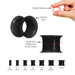 BodyJ4You 50PC Gauges Kit Ear Stretch Aftercare Balm 14G-12MM Multicolor Glitter Tunnel Plug Taper - BodyJ4you