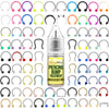 BodyJ4You 80PC Septum Nose Rings Piercing Bump Aftercare | Horseshoe BCR Captive Hoop Retainer Clicker | 16G Stainless Steel | Lip Tragus Cartilage Earring | Women Girl Body Jewelry Gift Box - BodyJ4you