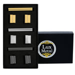 BodyJ4You 9PC Cufflinks Skinny Tie Clip Set Button Shirt Business Men Steel Jewelry Gift Box - BodyJ4you